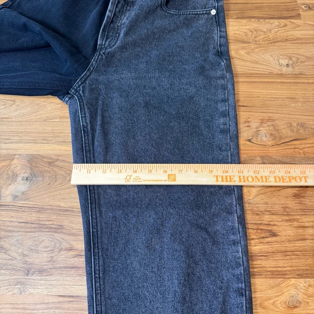 Princess Polly Two Tone Black Denim Jeans Women’s 8 100% Cotton - Picture 8 of 12